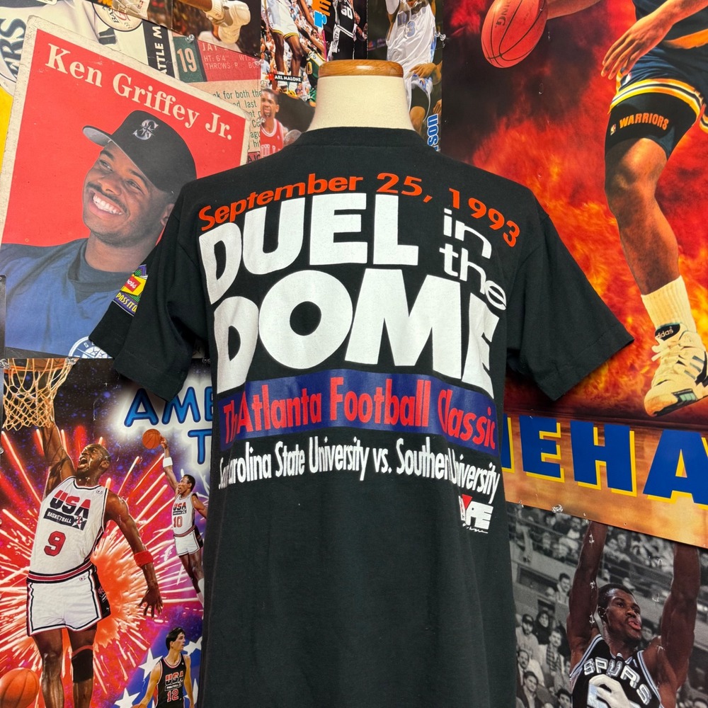 Vintage 1993 Atlanta Football‎ Classic Duel in the Dome HBCU T-Shirt Sz Large